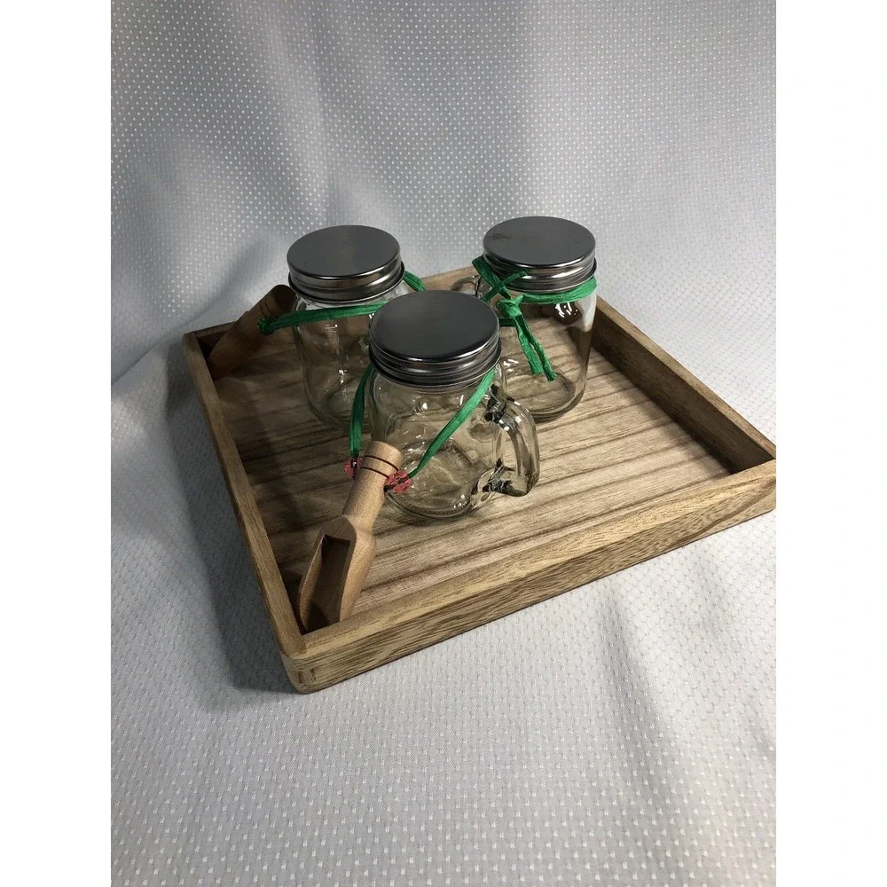 Bath Salts Spoons-Jars & Tray